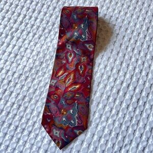 Vintage CHRISTIAN DIOR abstract tie MADE IN THE USA necktie business‎ old money